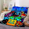 1pc Colorful Cartoon Characters flannel Blanket for Super Soft Cute Comfort Blanket for Travel Bedding Couch Sofa Blanket Y73026