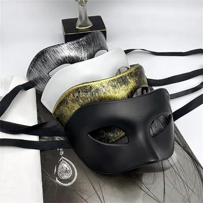 Dámská Pánská Maškarní Maska Ples Retro Vzor Jednobarevné Masky Mardi Gras Kostýmová Párty Velikonoce Svatba Narozeniny Halloween