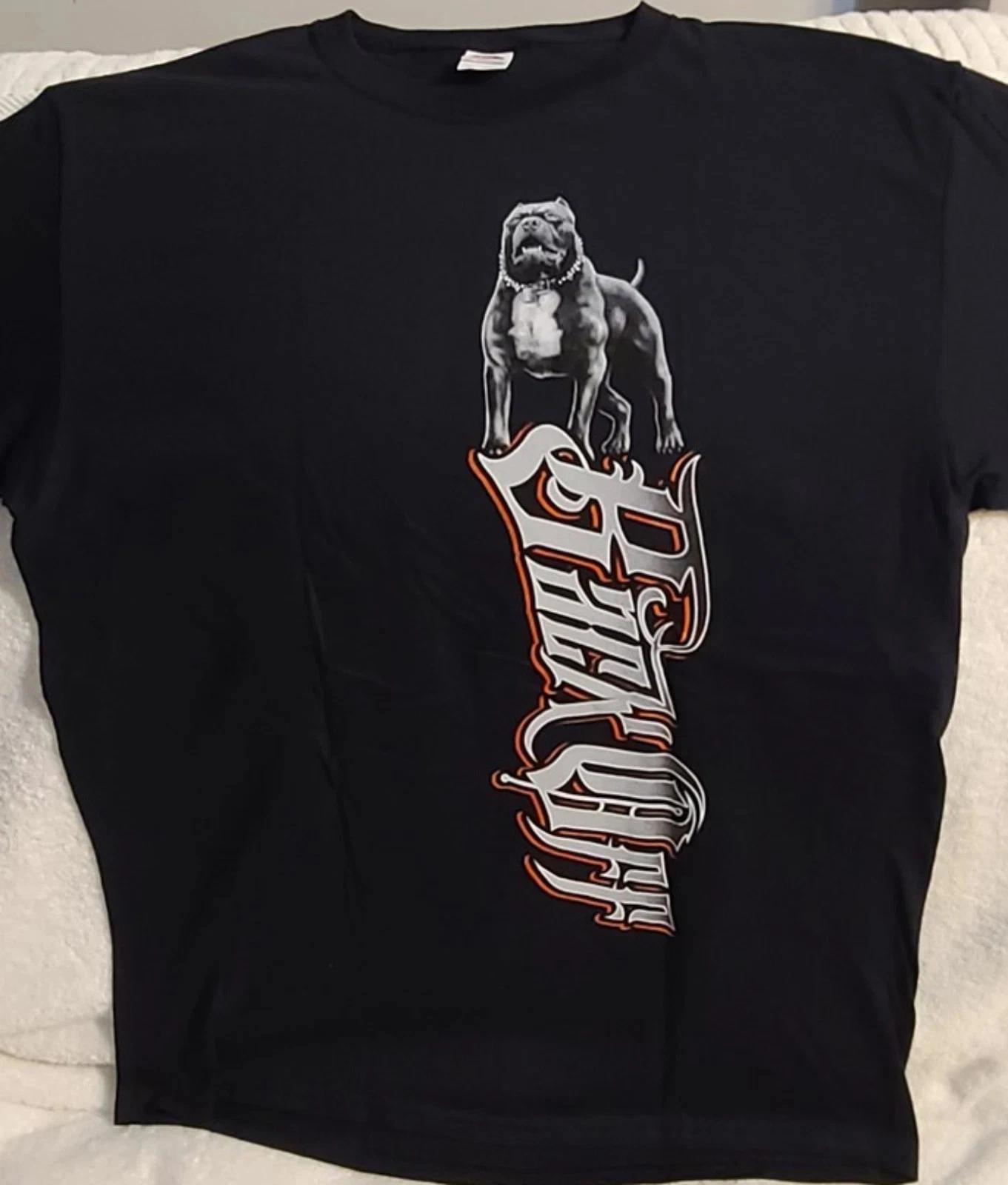 PITBULL PITBULLS BACK OFF SEXY WOMAN GANGSTER CLOWN CHICA BICYCLE T- Shirt Shirt XL