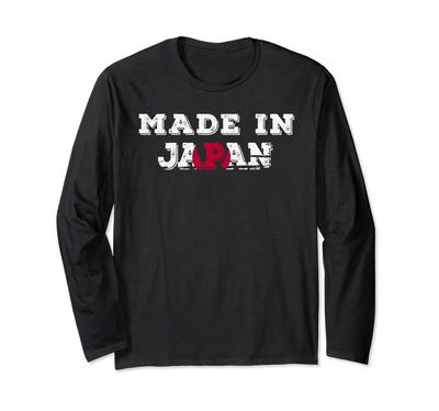 Beautifully Designed Japanese Fan Long Sleeve Made In Japan T-shirt,