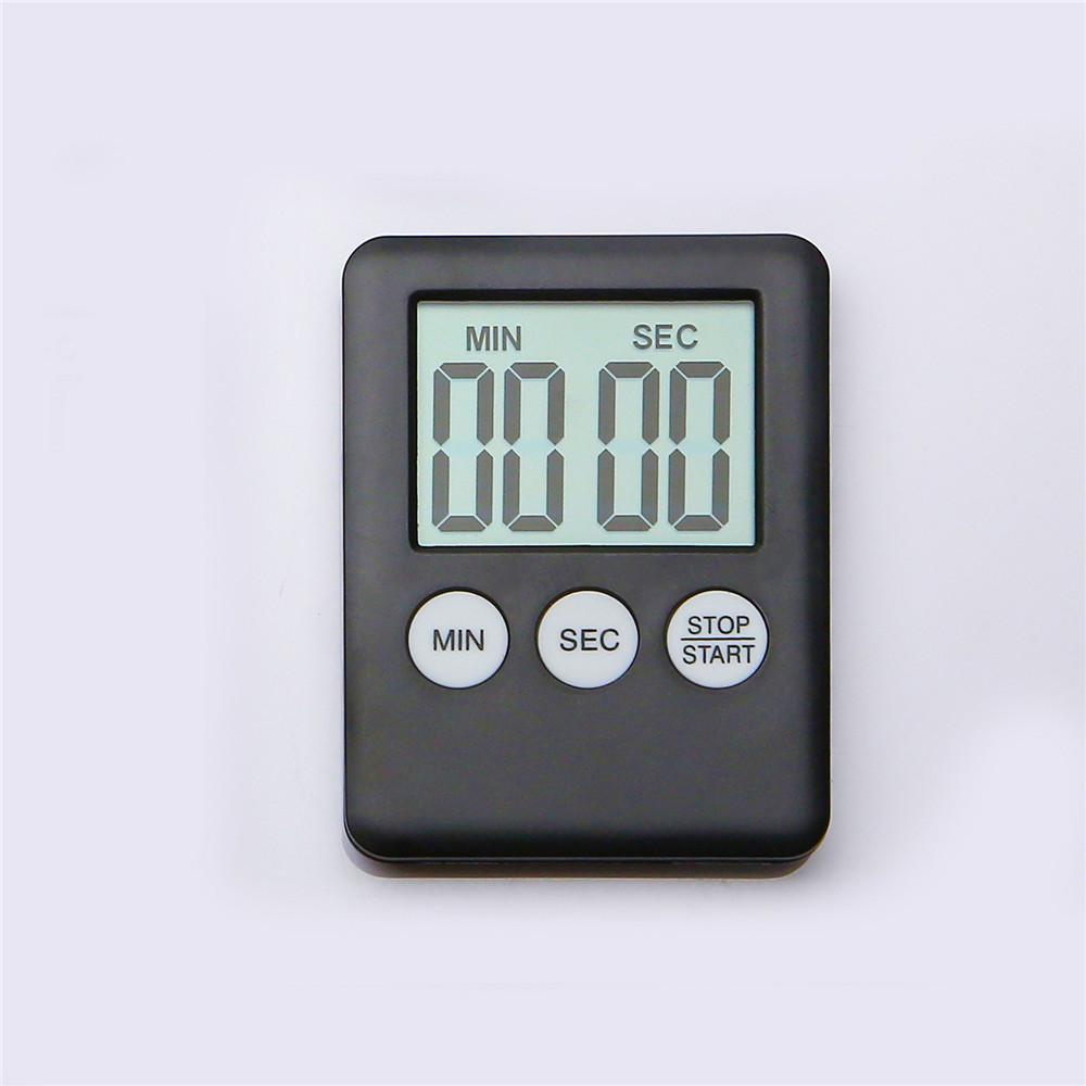 

New 2Pcs Magnetic LCD Digital Kitchen Cooking Timer Count Down Clear Loud Alarm