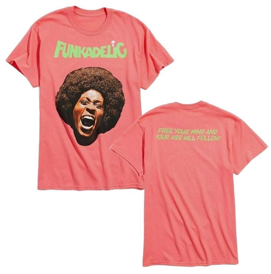 New Authentic Funkadelic Maggot Brain George Clinton Parliament Orange TShirt Unisex T-Shirt S
