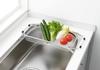 Nagao Tsubame-Sanjo Sink Dish Drainer, Extendable, 42.5-54.5cm, Shallow, 18-8 Stainless Steel, Made in Japan, SH-040