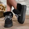 Fashionable and Versatile Thick-soled Fleece Snow Boots for Women  Winter New Style Thickened Warm Cotton Boots