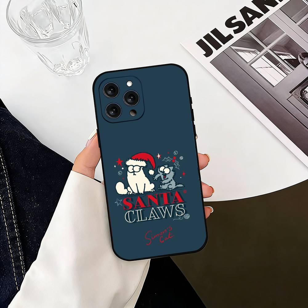 S-Simons And Cats-s Phone Case Silicone Soft For IPhone 17 16 15 14 13 12 11 X XR Plus Pro Max Plus
