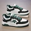 Men's shoes 2024 new breathable, trendy, versatile thick soled sports shoes, campus style, student casual skateboarding shoes
