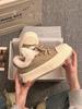 Fleece Little White Shoes Women's Winter Versatile Platform Niche Casual Board Shoes 2025 New Internet Celebrity Sports Cotton Shoes