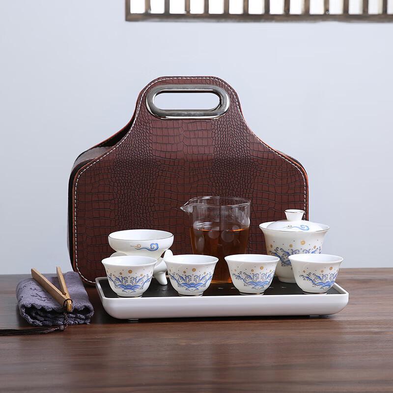 Nordic Portable Ceramic Travel Tea Set