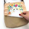Mizumori Ado Shoulder Bag Eco Bag Set Beige Flower Ado-chan