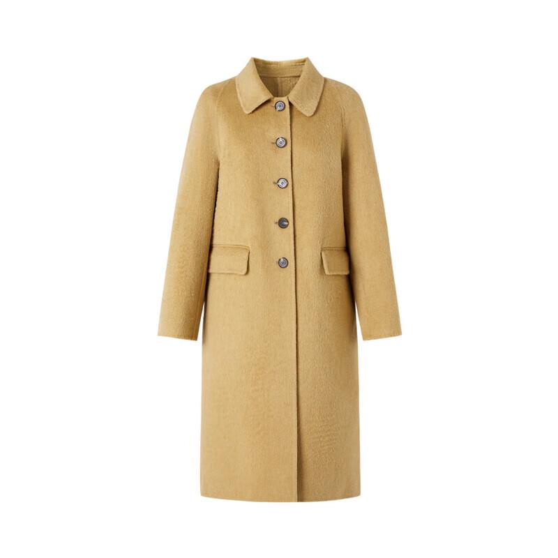 JUZI ANNACAU Women's Wool Double-faced Long Winter Coat