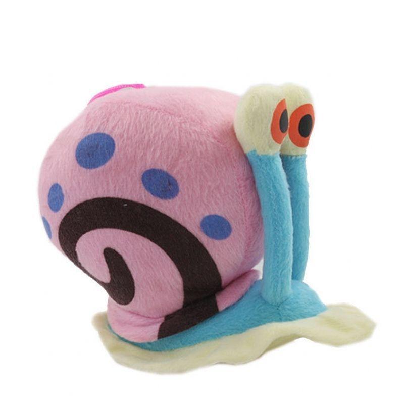 Cute Short Plush Cartoon Octopus Crab Starfish Snail Spongebob Series Toy Set