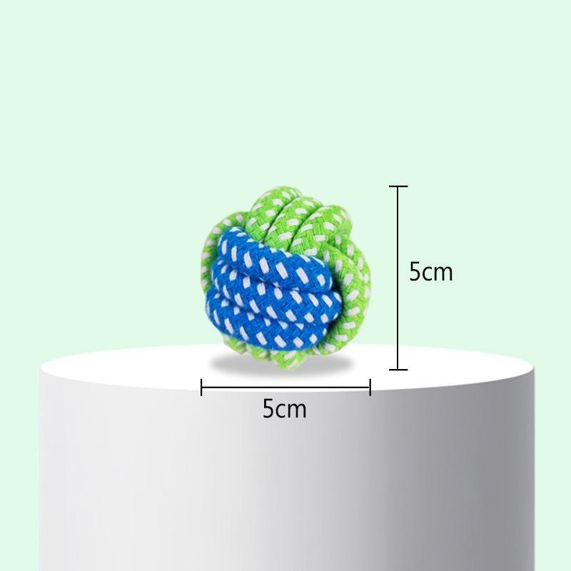 Nibble Pet Dog Toy Puppy Tooth Cleaning Rope Knot Dog Training Toys Resistant Dog Rope Toys Grinding Teeth Pet Cotton Rope