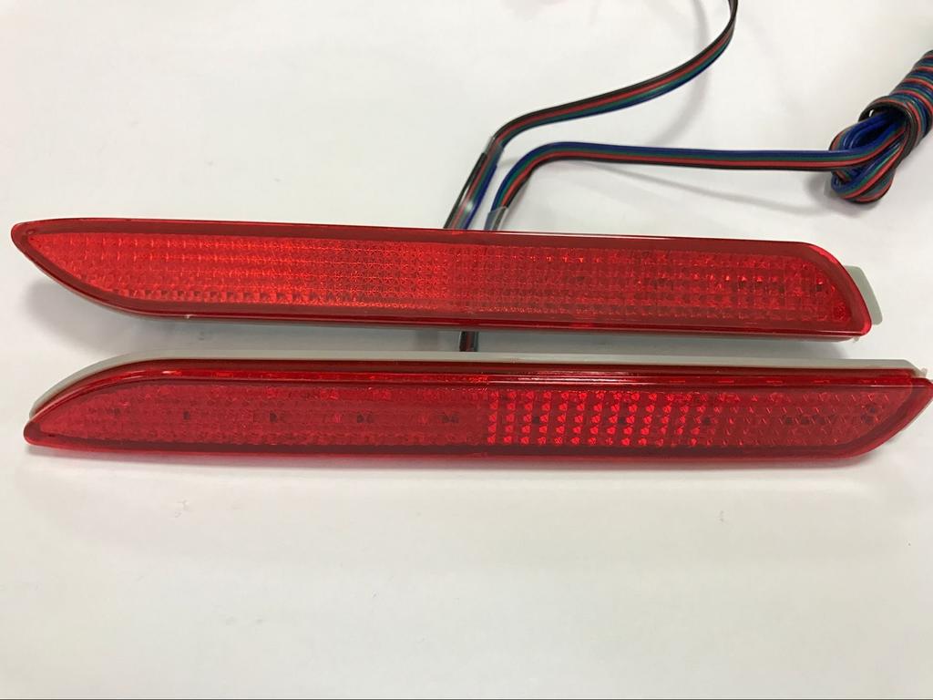 CARPARTSJP® Reflector Functions Included, Vehicle Inspection Compatible! Small Brake, Flowing Turn Signal, 3 Patterns