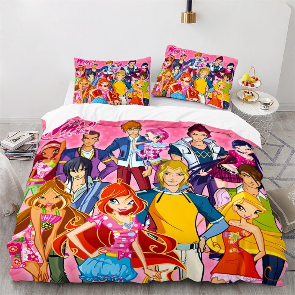 Enchanted Fairy Duvet Cover pillowcase Bedroom Decoration Children Gift adult Single Double bed Large SizeZip Duvet Cover 90x200cm