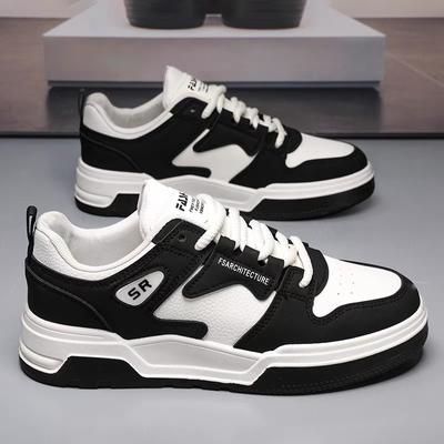 Sommer Herrenschuhe neue atmungsaktive Schuhe Herren Studenten Trend vielseitige kleine weiße Schuhe Plateau Sportschuhe lässige Board-Schuhe