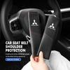 1/2PCS Car Safety Belt Adjustable Shoulder Strap Protector Pad Accessories For Mitsubishi Outlander Lancer L200 ASX Pajero