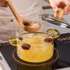 ZISIZ Dual-Handle Glass Pot Set