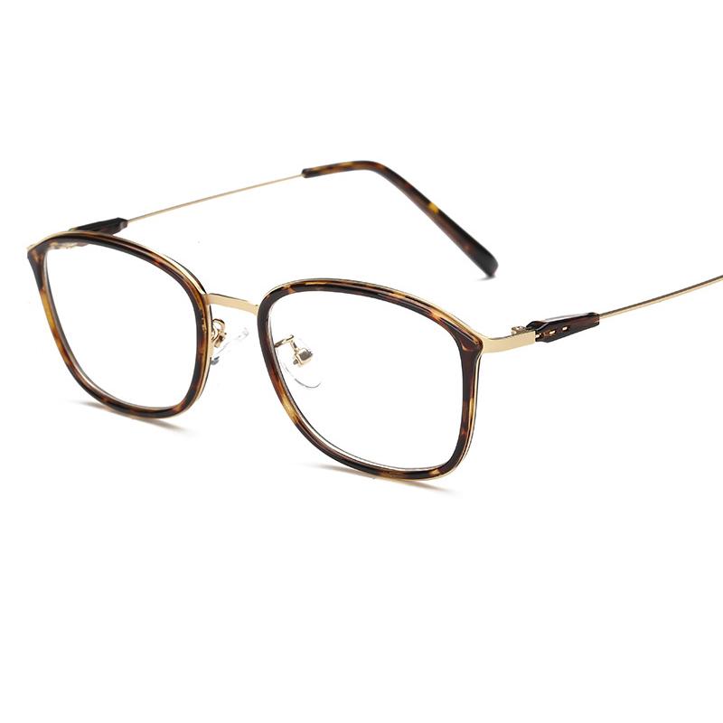 Glasses Spectacle Frame Women Men Square Clear Lens Optical Sunglasses Aviation