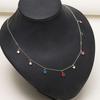 Simulated Colorful Star Necklace, Elegant Tassel Clavicle Chain for Women Wholesale
