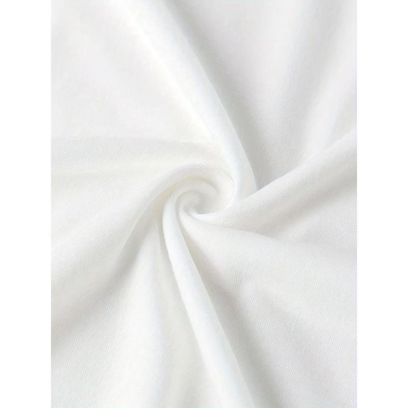 Europäische Größen Fahrrad-Print Kurzarm-T-Shirt, Lässiges Rundhals-Oberteil für Frühling Sommer, Damenbekleidung