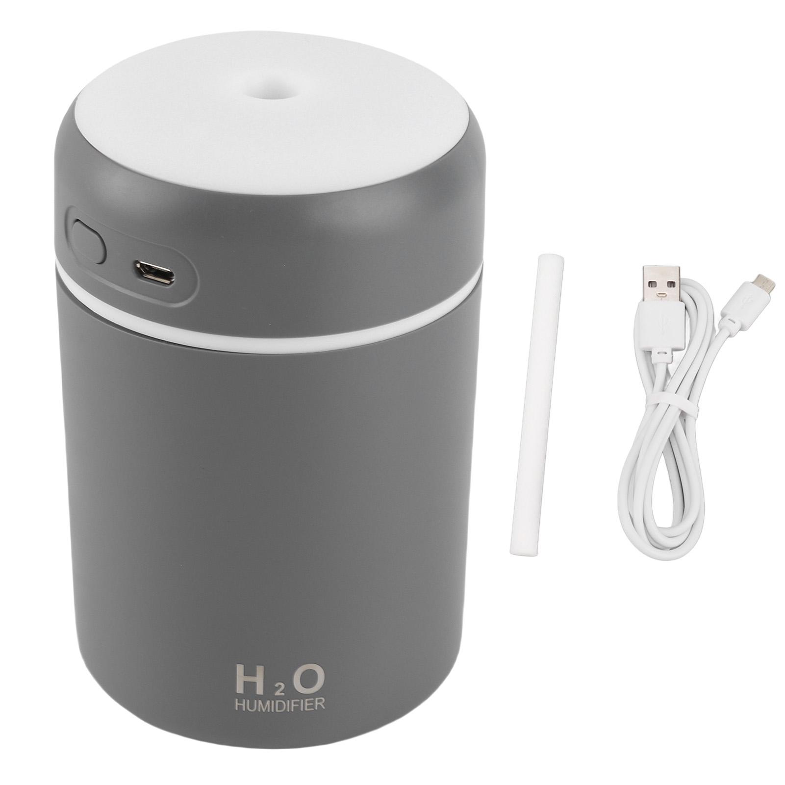 

USB Mini Humidifier for Car Colorful Lighting Portable Car Air Freshener Mute Diffuser Humidifier білий