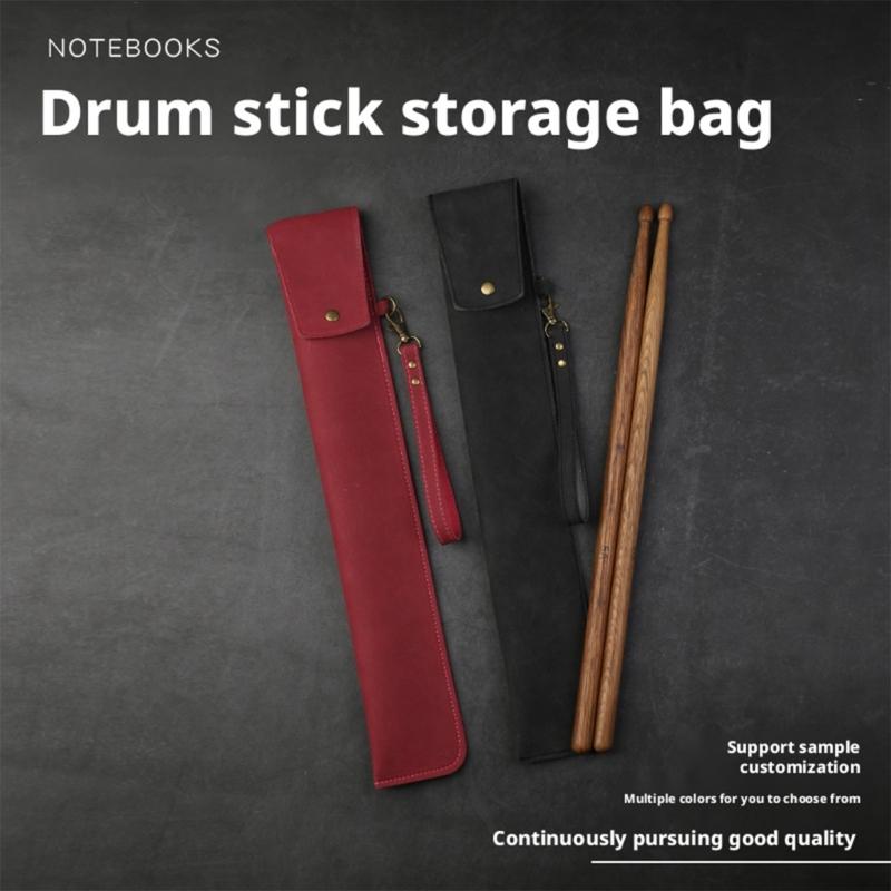 Professional Drumstick Protection Case Prevent Scratches and Wear Featuring Portable Handle Suitable for Easy Transport