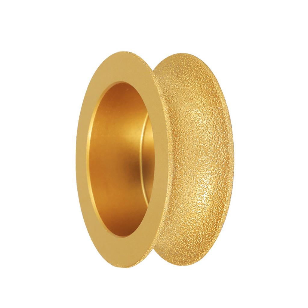 10mm/15mm/20mm/25mm/30mm Round Brazed Diamonds Grinding Wheel Marble Stone Edging Profile Grinding Disc Replacement