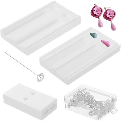 Goede Polymer Klei Kralenwals & Gatmaker Set, Klei Oorbellen Vorm En Prikgereedschap Kit Voor Sieraden Maken, Klei Knutselgereedschap