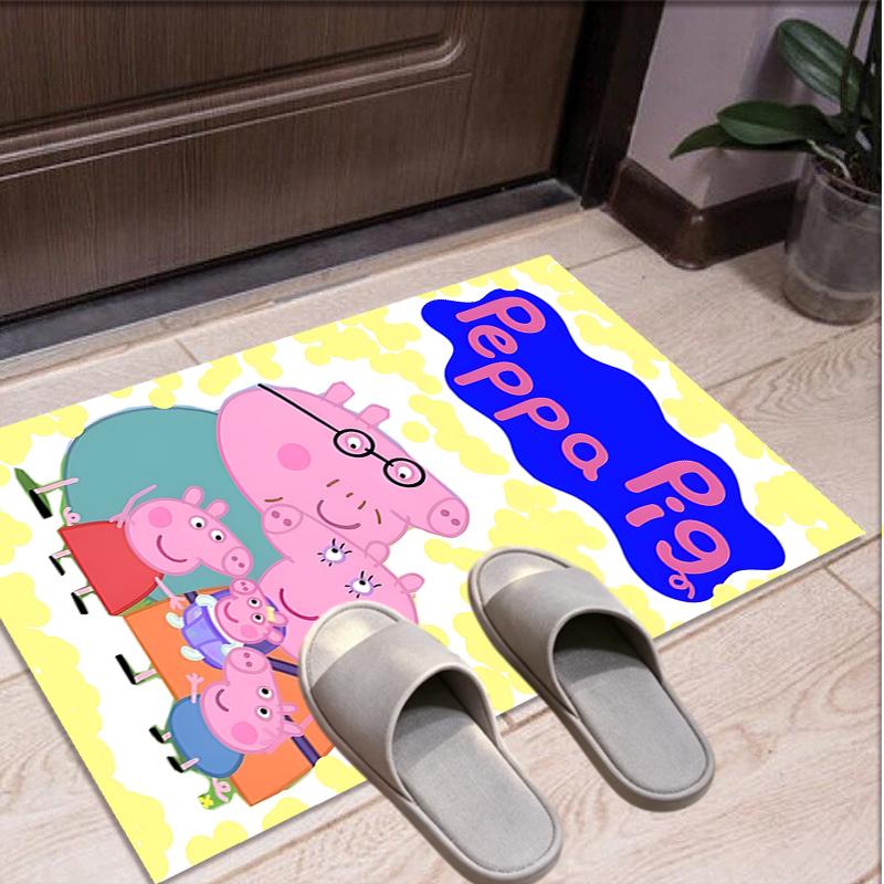 Peppa Pig Pattern Rug, Indoor/Outdoor Mat, for Picnic, Gameroom, Bedroom, Office, Living Room, Home Decor Carpet, Birthday Gift