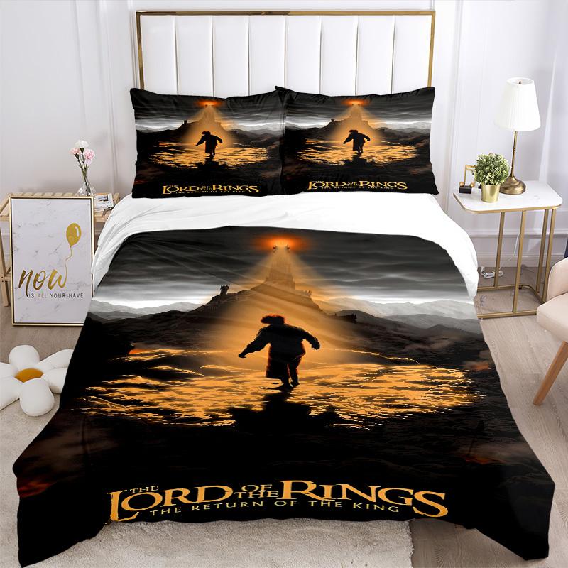 3pcs The Lord of the Rings Duvet Cover Set (1 Duvet Cover + 2 Pillowcases, No Core) - Comfortable, And Breathable Bedroom Decoration yy251104043