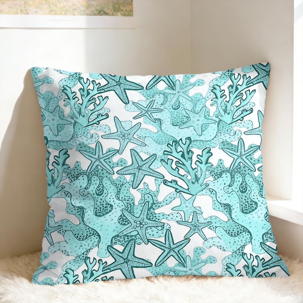 Coral Pillowcases Funny Pillow Case For Living Room Bed Chair Comfy Pillow Cover