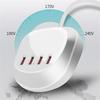 4 USB Ports Extension Socket Power Strip Adapter Charger Outdoor Travel Charging for Smartphone Tablet