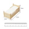 Dollhouse 1:12, Single Miniature Bed with Drawer, Toy Model, Home for Children, Dolls, Furniture,