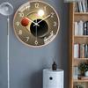 8 Inch Wall Clock Large Vintage Round Decoration Home Bedroom Retro Time Kitchen Nordic Wall Clock Non-Ticking  Clock
