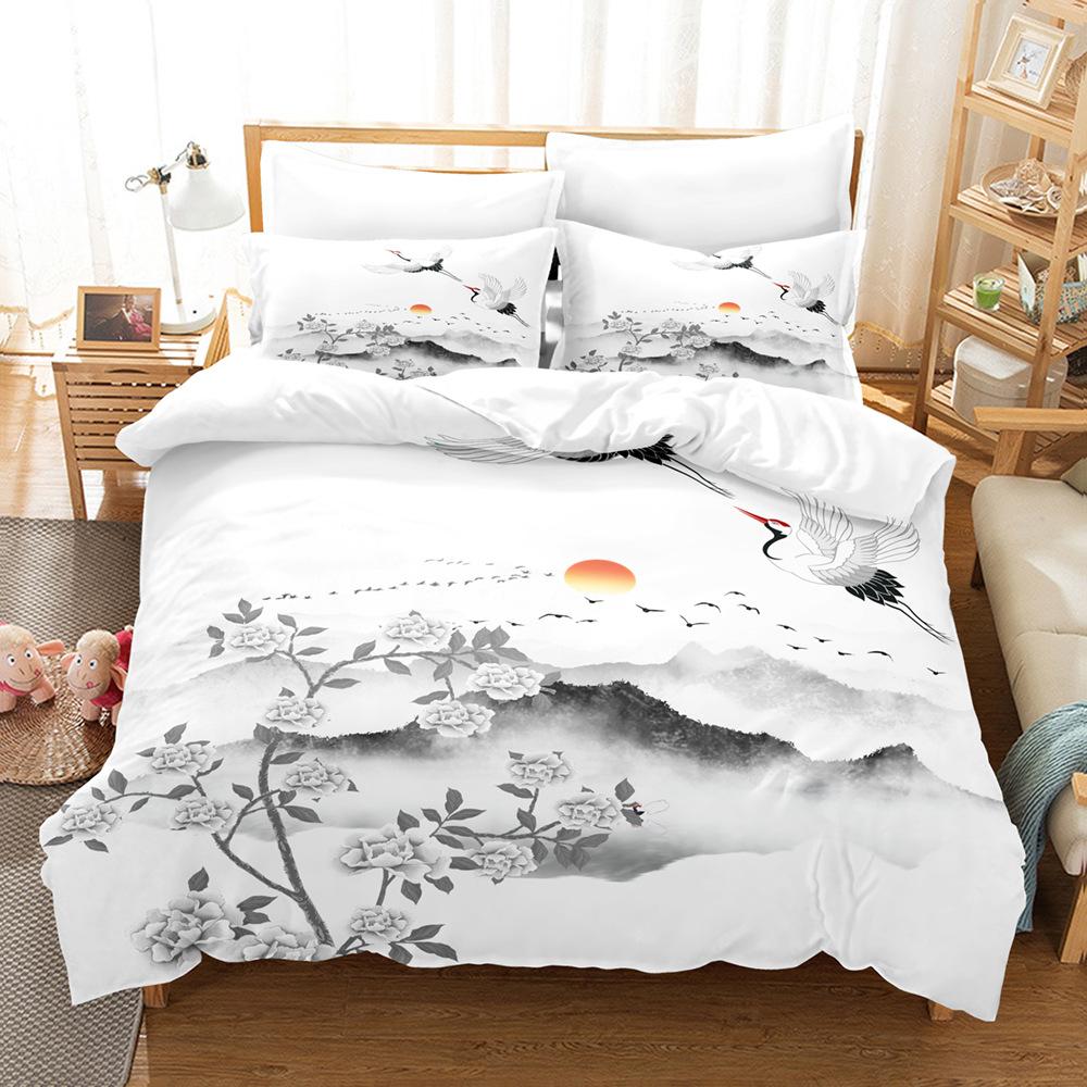 Druk modowy, druk cyfrowy 3D, pościel, poszwy na kołdrę, poszewki na poduszki, zestawy trzyczęściowe