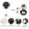 4PCS Highly Wear Resistant Kayak Track Mount Base Kayak Track Star Mount  for Kayaks
