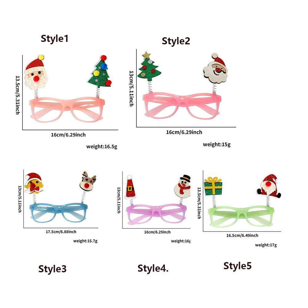 Flashing Christmas Fluorescent  Glasses Colorful Glowing Glasses  Cosplay