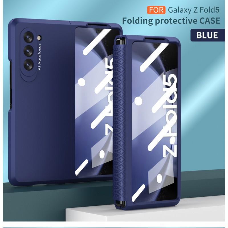 Slim TPUPC Foldable Phone Case Galaxy Z Fold 5 4 2 - Full Coverage Protective Cover With Hinge Support