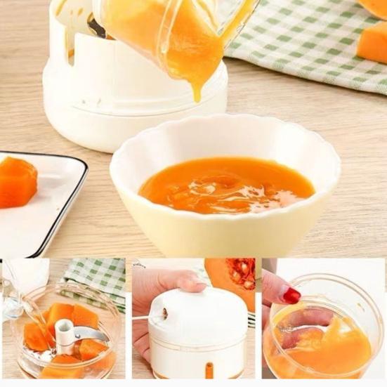 Manual Garlic Chopper Hand-Pulled Garlic Masher Mini Food Processor for Ginger Pepper Nuts Fruit And Vegetable Chopper