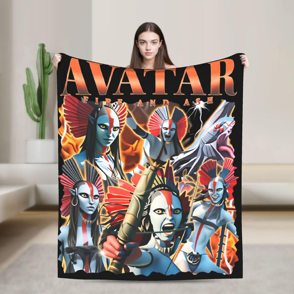 Avatar Fire and Ash Blanket Quality Warm Soft  Throw Blanket Winter Boy Girl Outdoor Fashion Bedspread