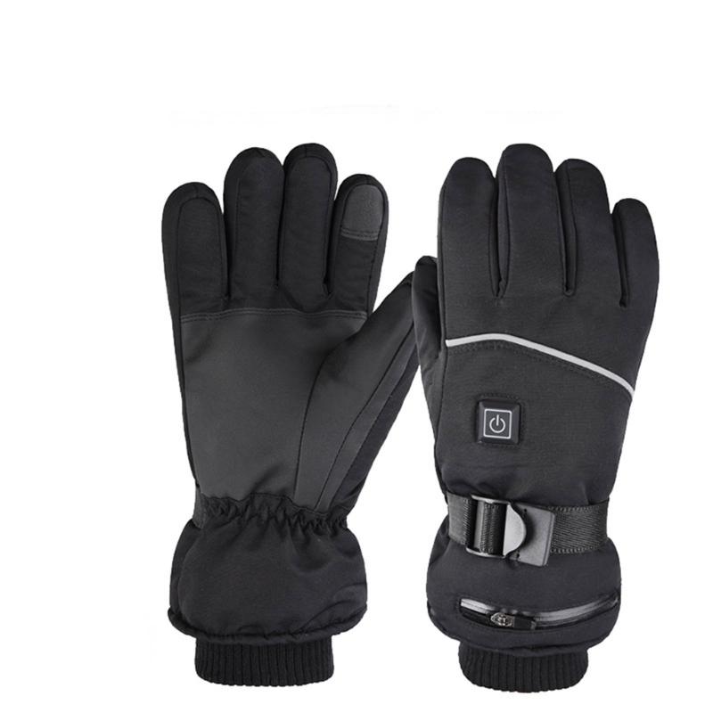 

Heated Gloves With 6000mAh Battery 3 Temperature Setting Waterproof Conductive Fingertips For Outdoor Use 1