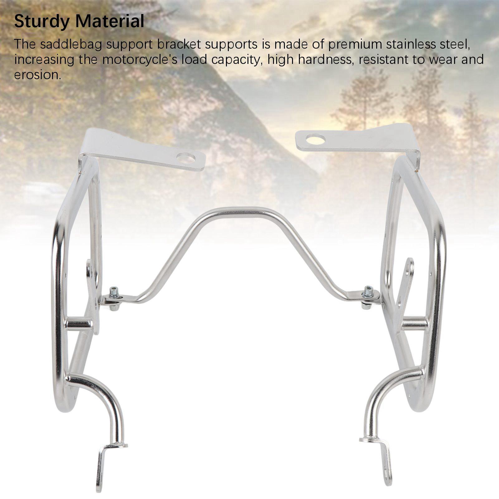 

Motorcycle Saddlebag Support Bracket Stainless Steel Side Box Luggage Rack Support Frame for V Strom 250 DL250