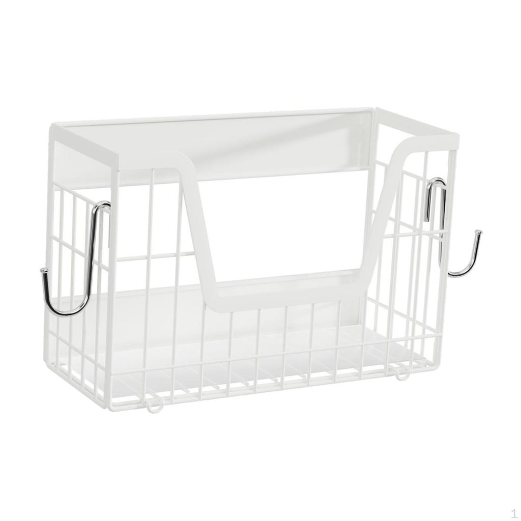 Refrigerator Side Shelf Basket Moveable Seasoning Organization Spice Rack Organizer for Home Cabinet