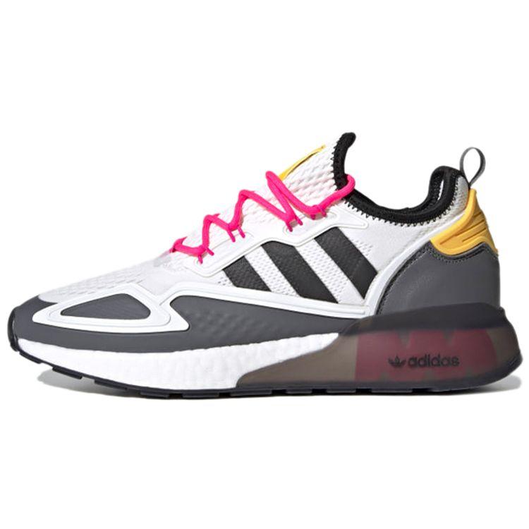 

Adidas Ninja x ZX 2K Boost Time In — Бело-серые кроссовки унисекс Cloud-White Core-Black Grey-Five FZ0480