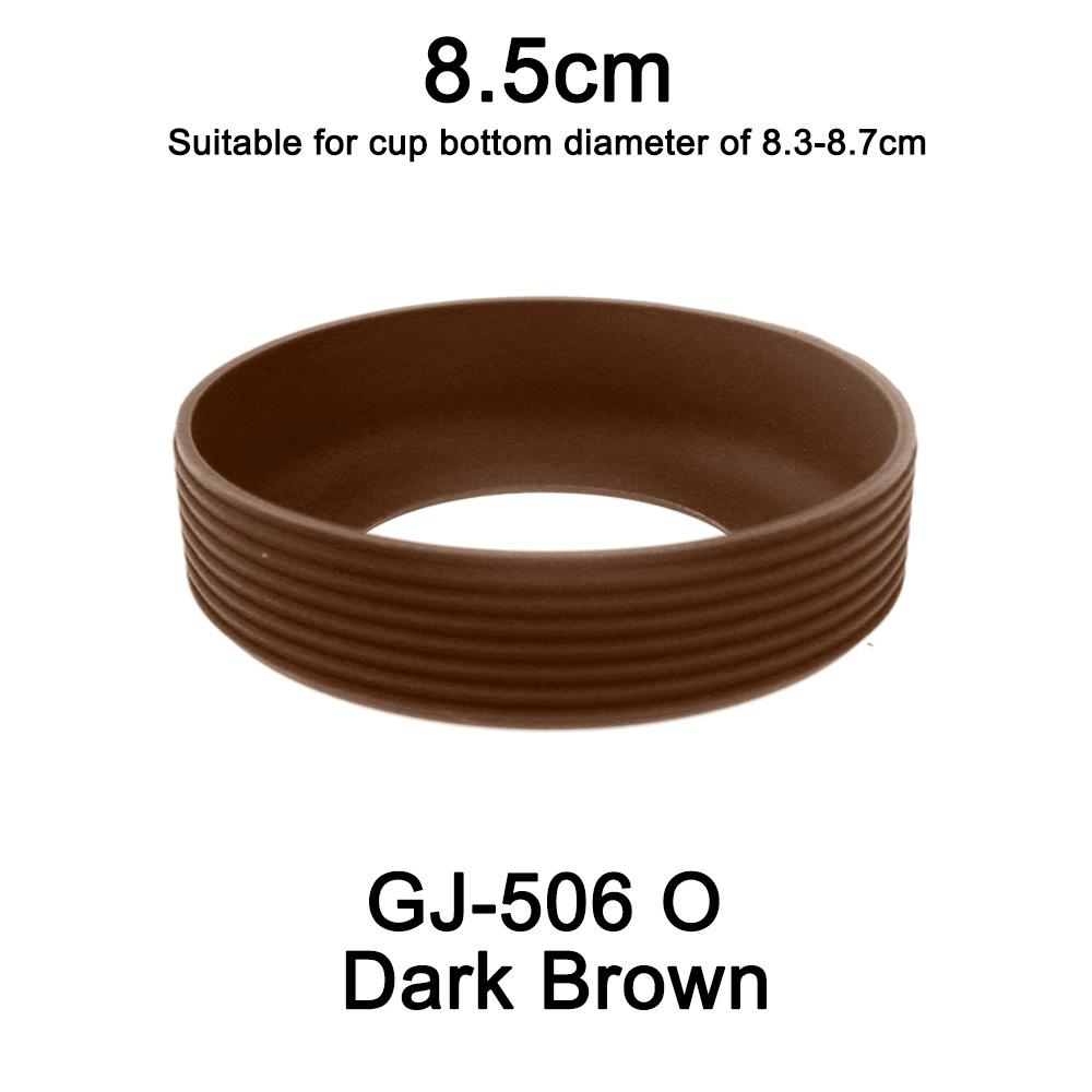 1 pièce 8,5 cm 21 g 15 couleurs Fileté Silicone Souple Couvercle de Fond de Tasse Anneau Manchon Gaine Résistant à l'Usure Antidérapant Bonne Résistance