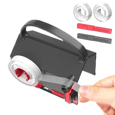 Coupe-rouleau de papier Coupe-rouleau de papier avec poignée Gadget d'emballage de Noël pour Étudiant Enseignant Emballage d'autocollants Film Courrier