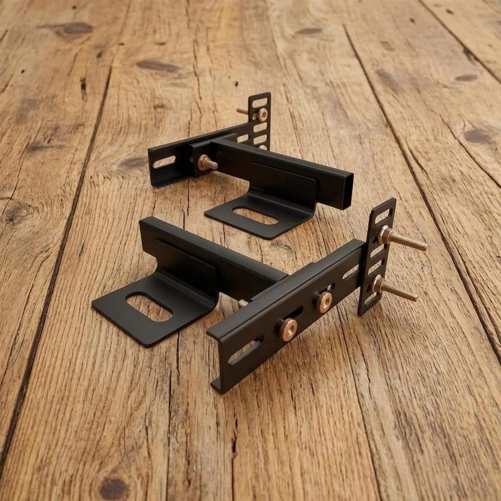 Bed Frame Bracket Rust-Resistant for Bedroom Furniture Projects