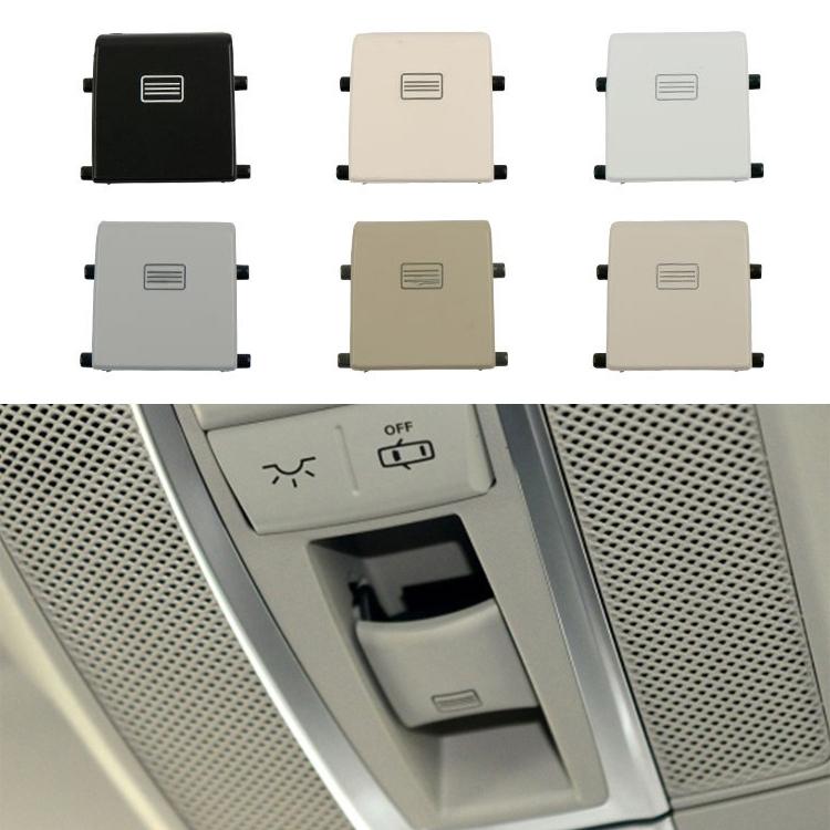 Car Dome Light Button Sunroof Window Switch Button for Mercedes-Benz W166 / W292 2012-, Left Driving, Style:Flat