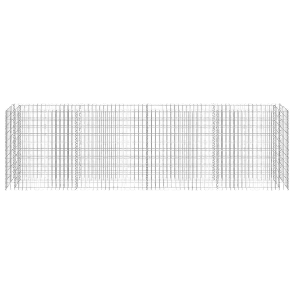 Gabion Raised Bed Galvanized Steel 360 * 50 * 100 Cm