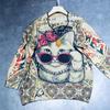 Autumn 2023 European Style Rhinestone Knit Sweater - Loose, Stylish, Trendy Design